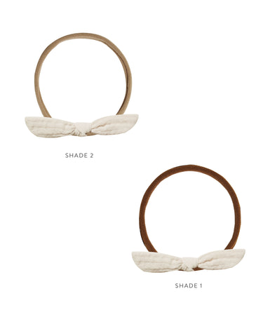 Rylee + Cru Little Knot Headband, Ivory